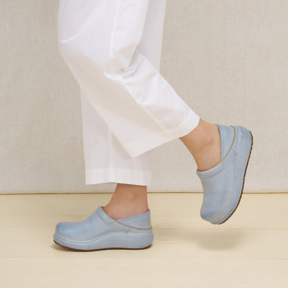 Dansko Platform Pro Sky Leather