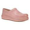 Coral Leather Clog