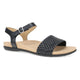Black Woven Sandal
