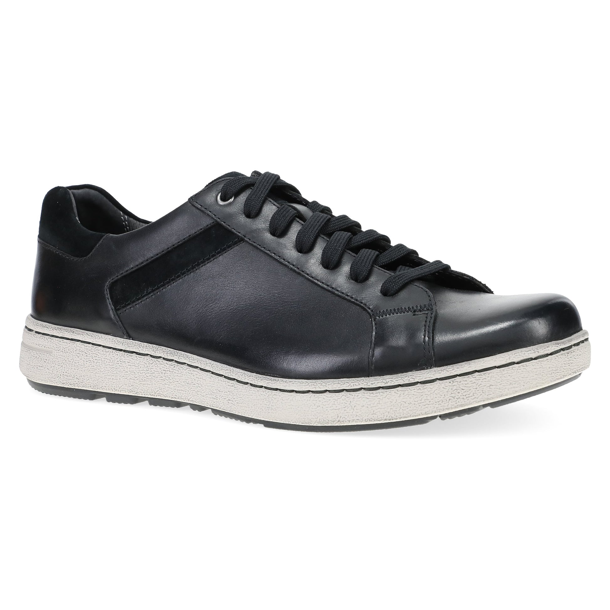 Black Burnished Calf Sneaker,42