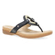 Black Leather Sandal